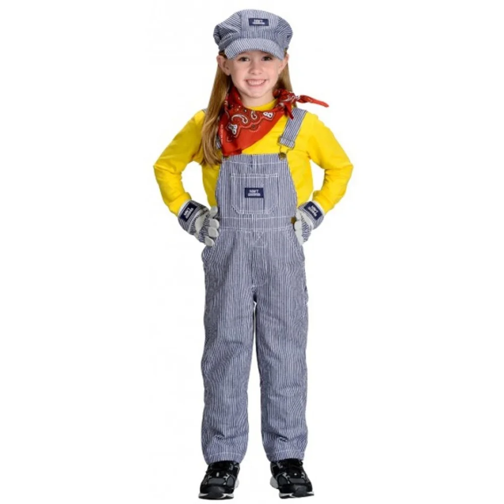 NEW Jr. Train Engineer Costume Child Toddler 4-6 Unisex